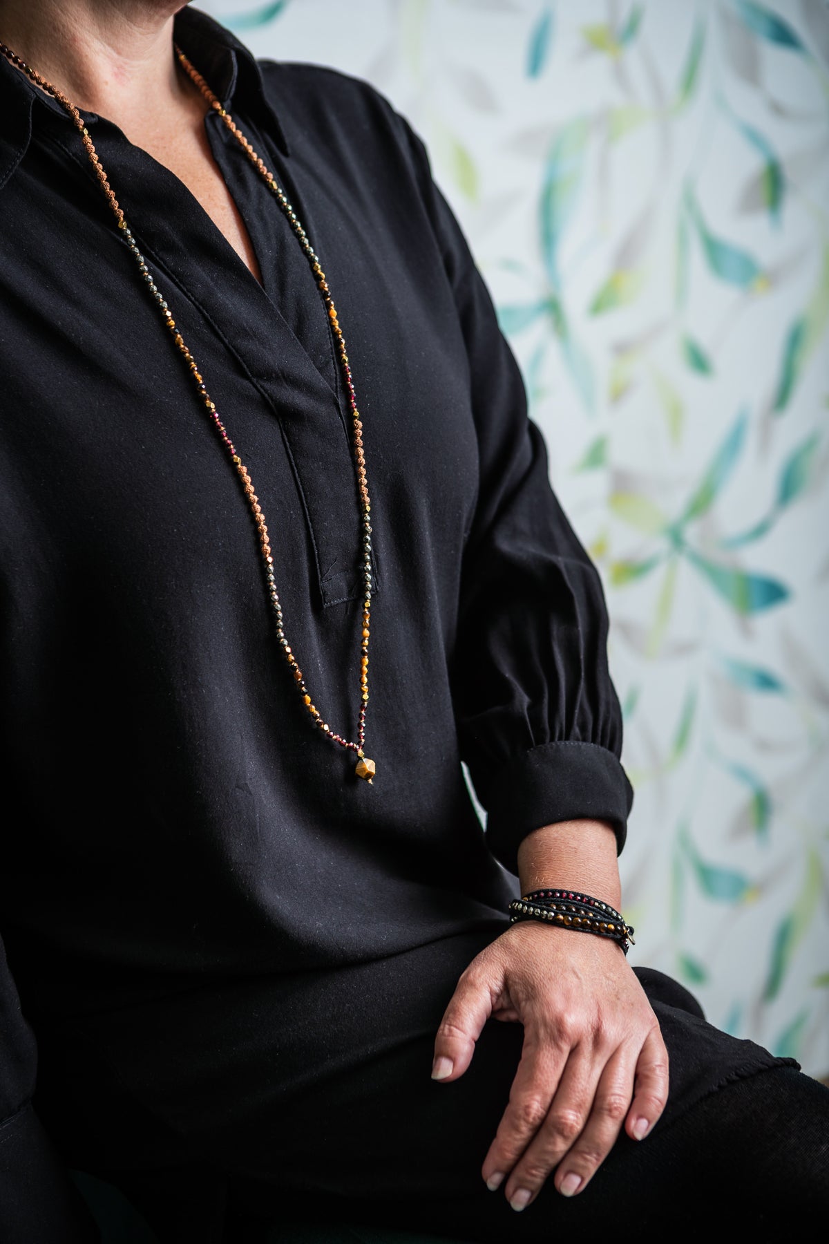 Sankalpa Mala and Wrap styled shot