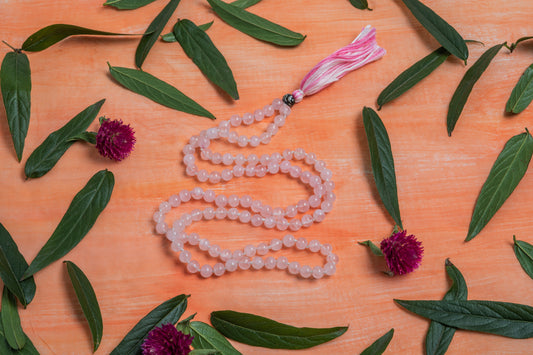 Rose Quartz Japa Mala