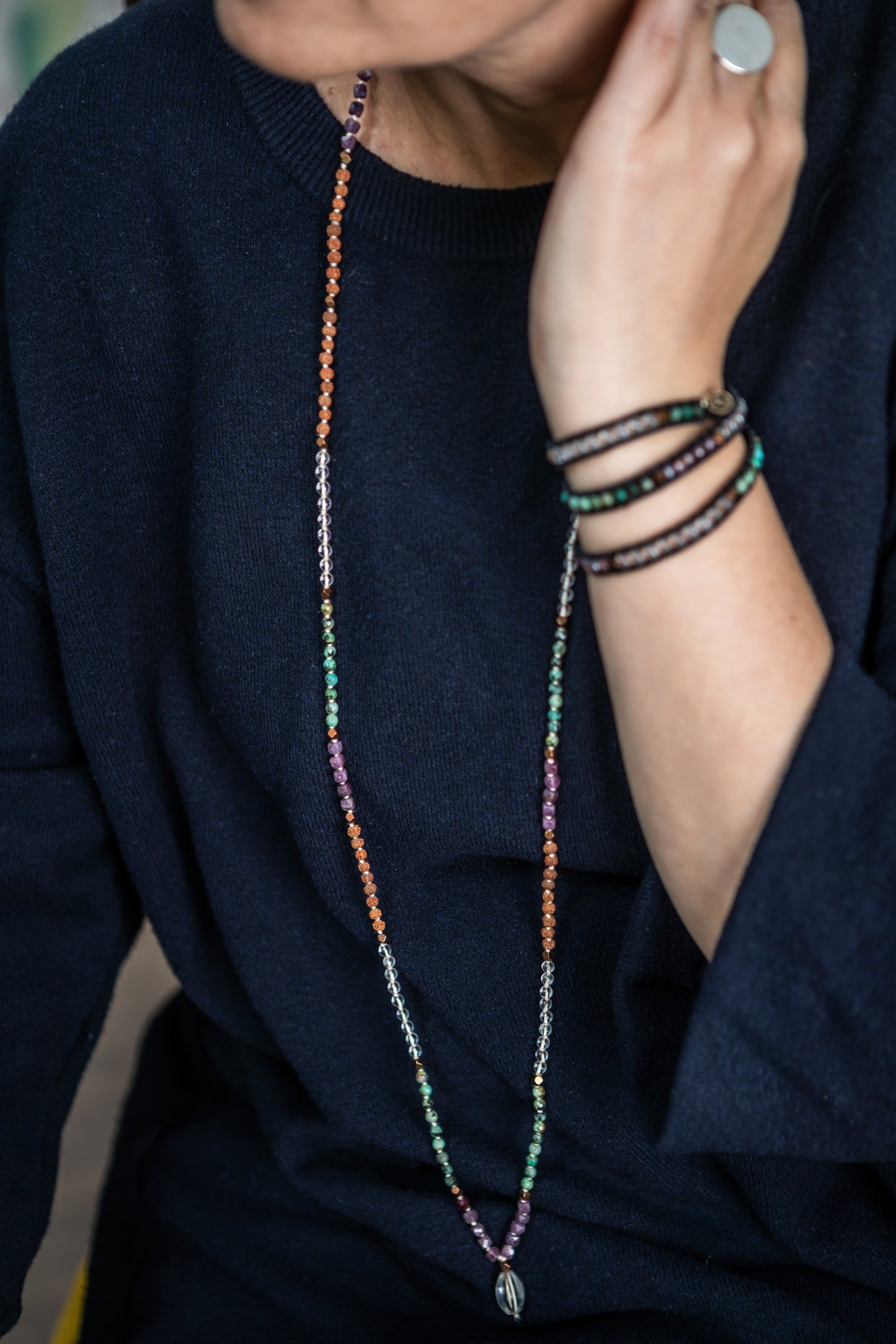 Sattva Bundle - Wrap + Mala