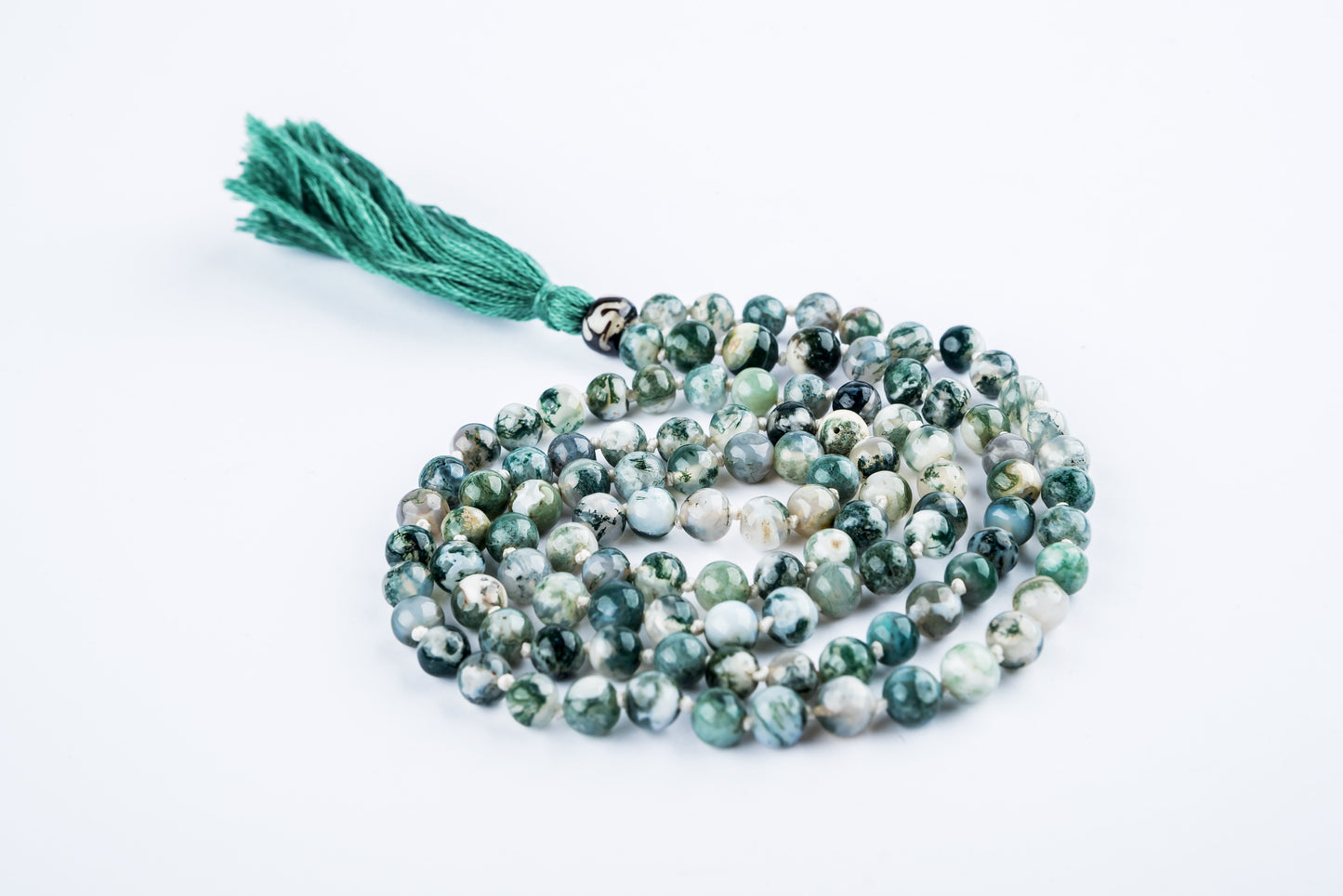 Moss Agate Japa Mala