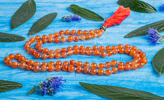 Carnelian Japa Mala
