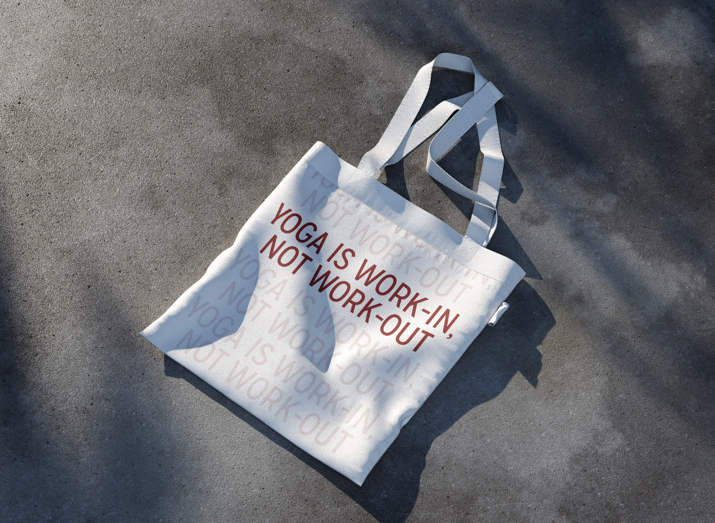 Yoga Is Work-In, Not Work-Out - Canvas Tote Bag