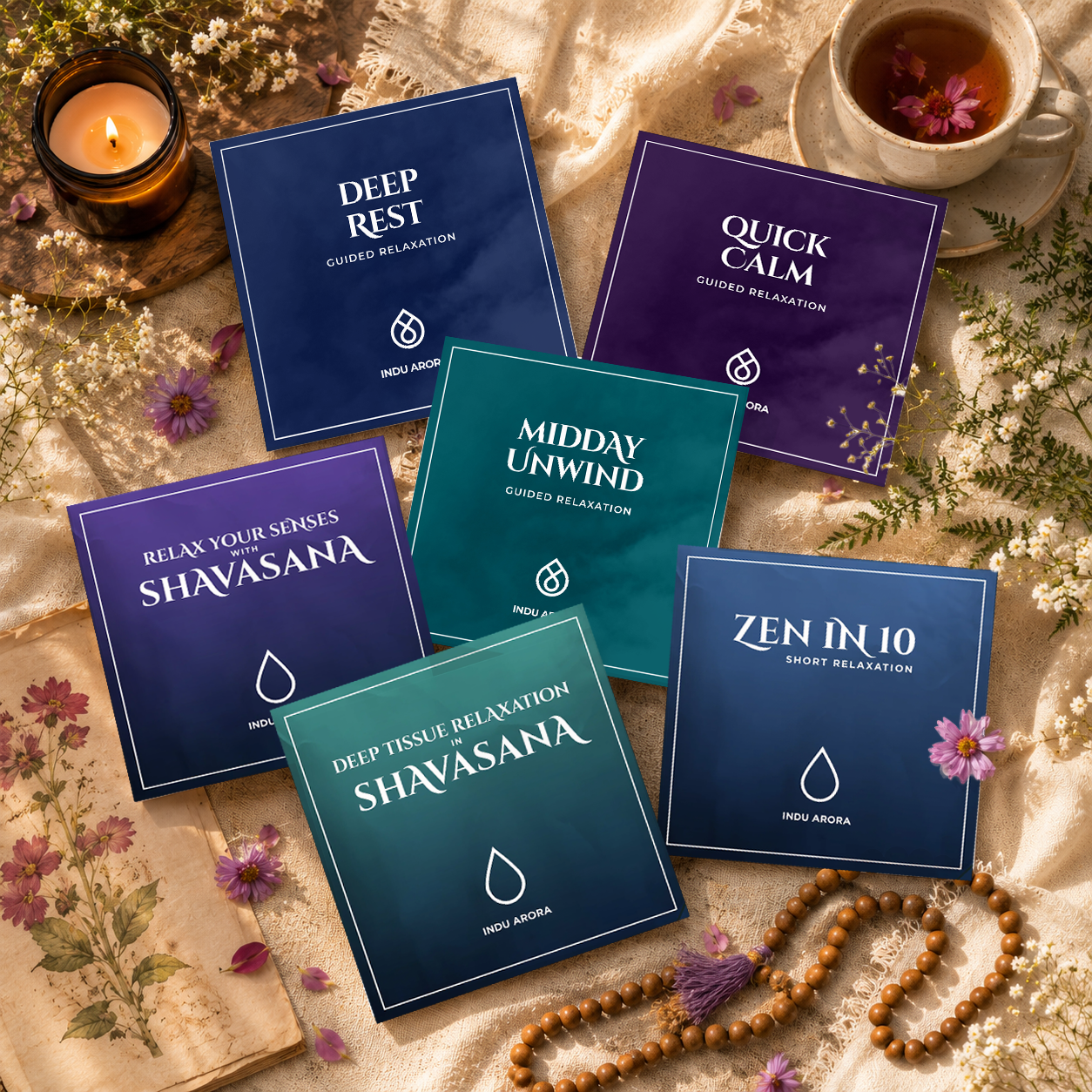 Shavasana collection - guided practices by Indu Arora